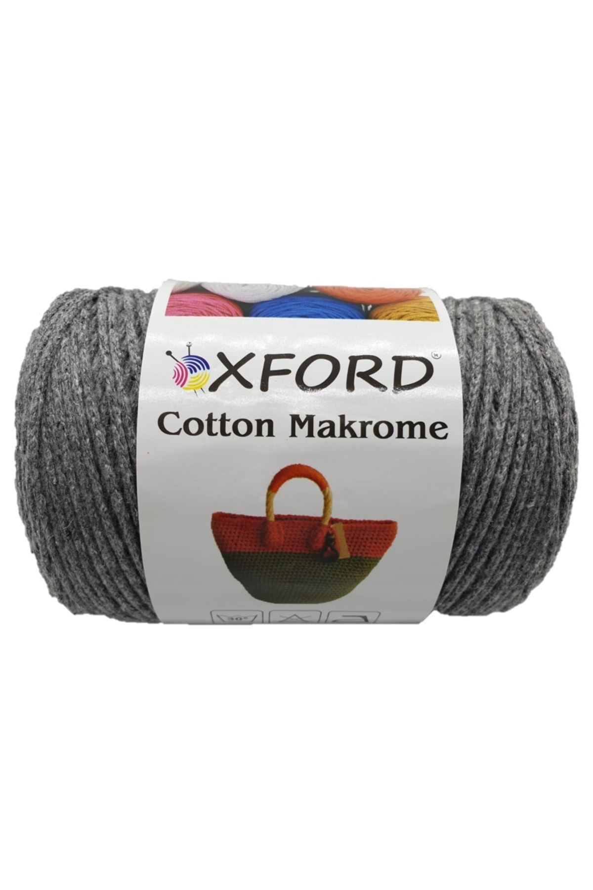 Cotton Makrome 1034 Orta Gri
