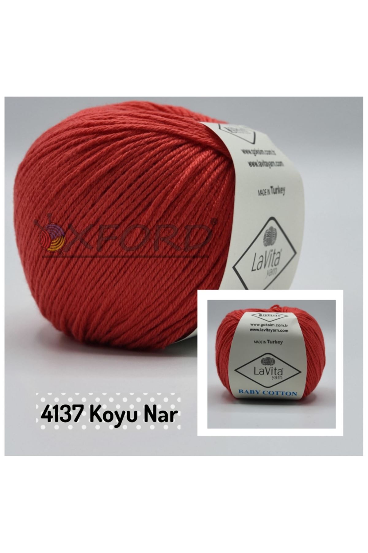Lavita Baby Cotton 4137 Koyu Nar