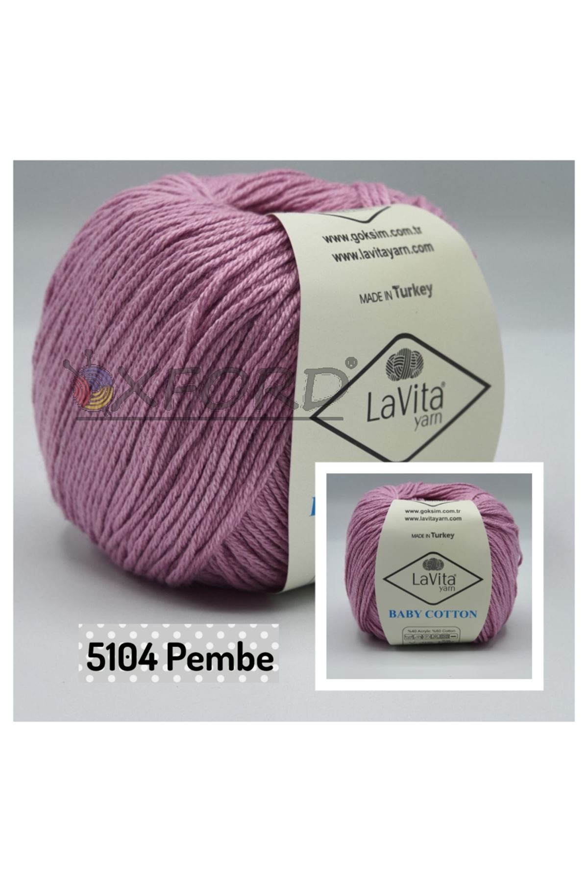 Lavita Baby Cotton 5104 Pembe