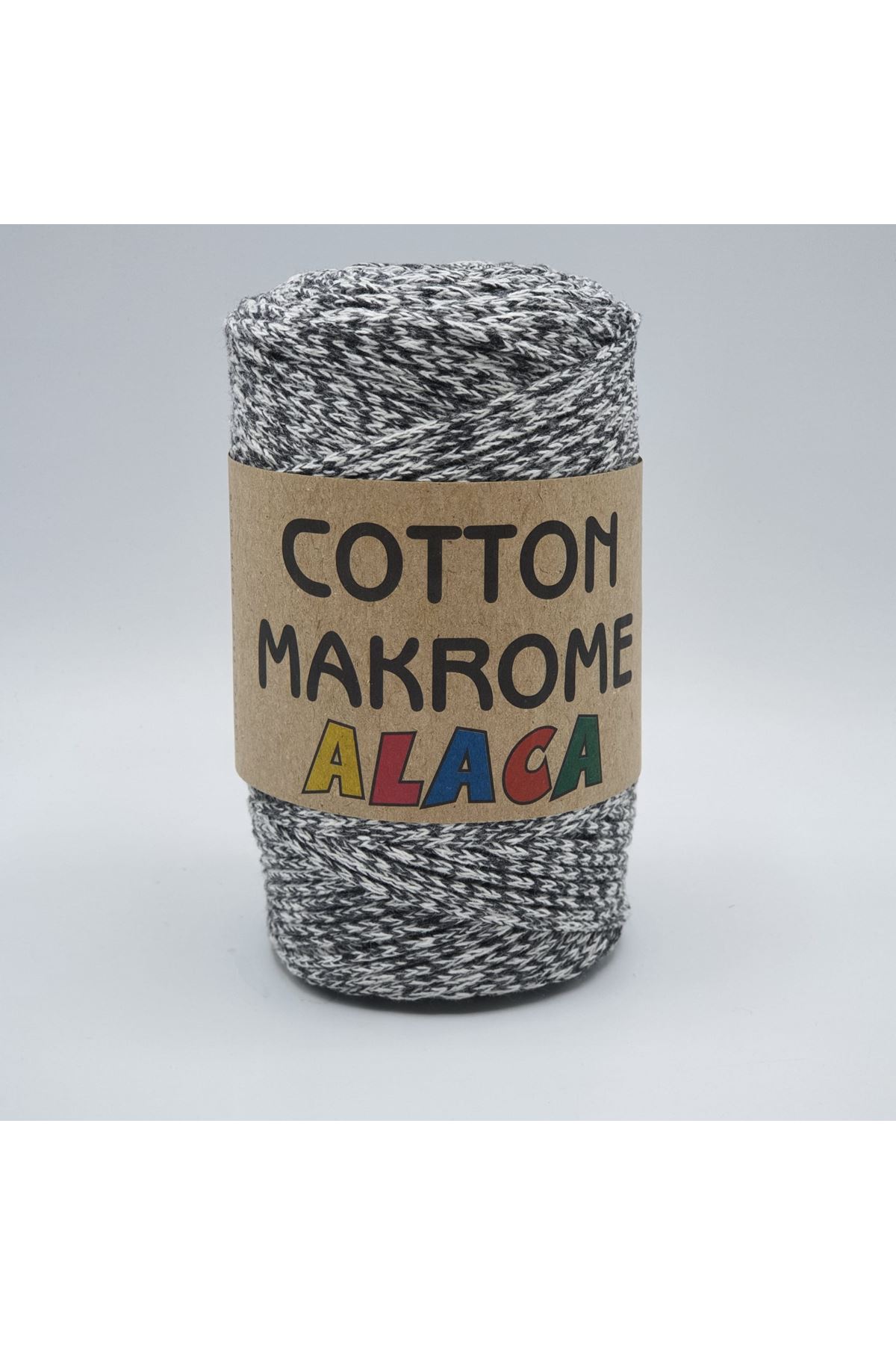 Cotton Makrome Alaca 02 Füme/Beyaz
