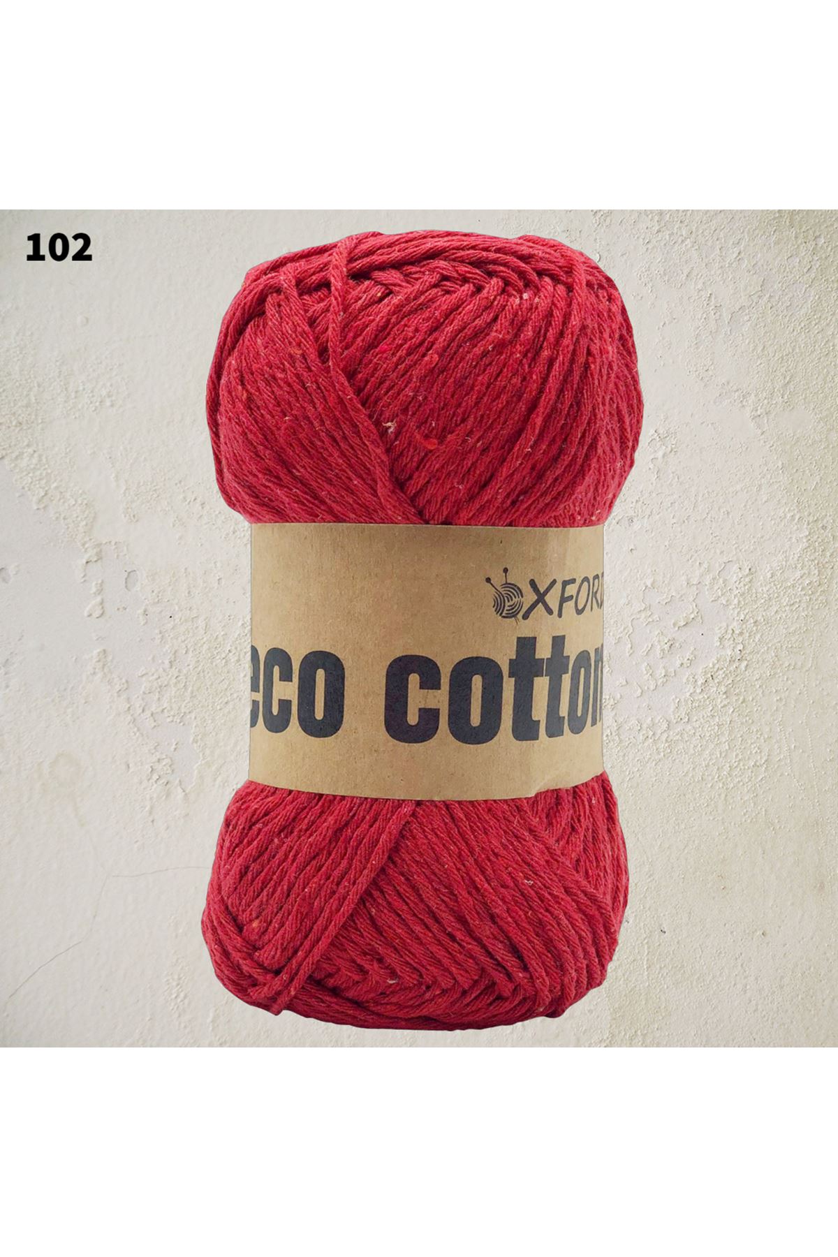 Eco Cotton 100 gram - 00102 - Kırmızı