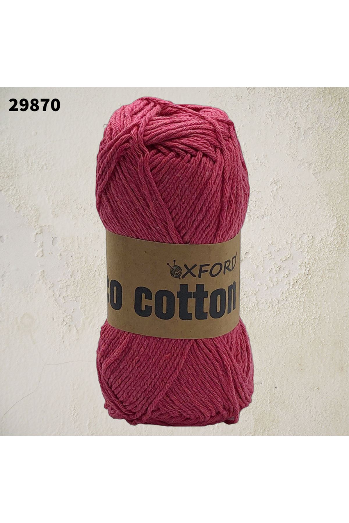 Eco Cotton 100 gram - 29870 - Fuşya