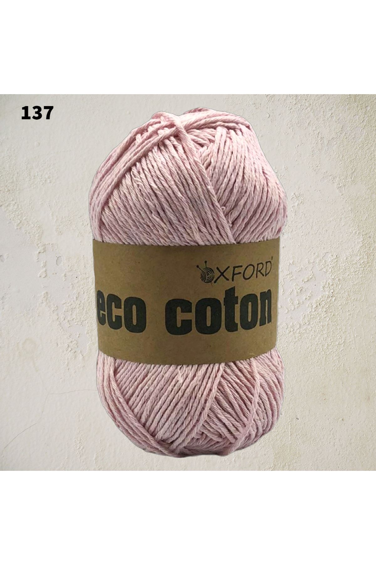 Eco Cotton 100 gram - 00137 Toz Pembe