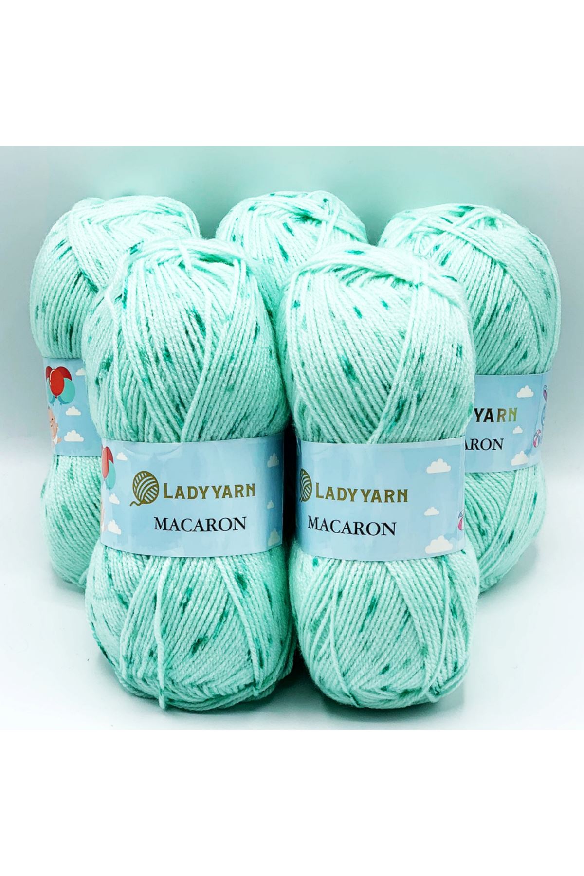 Lady Yarn Macaron 5801 Yeşil