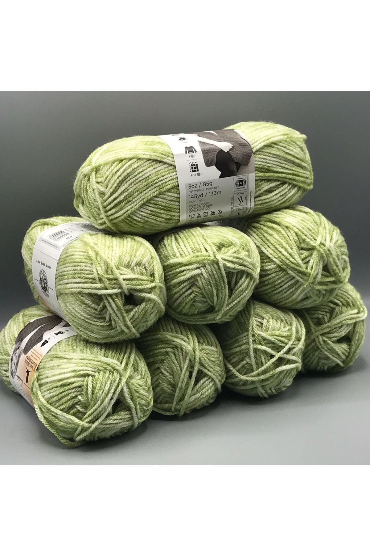 İhrac Fazlası 8'li Paket Akrilik 680 gram Yeşil Batik - Y345