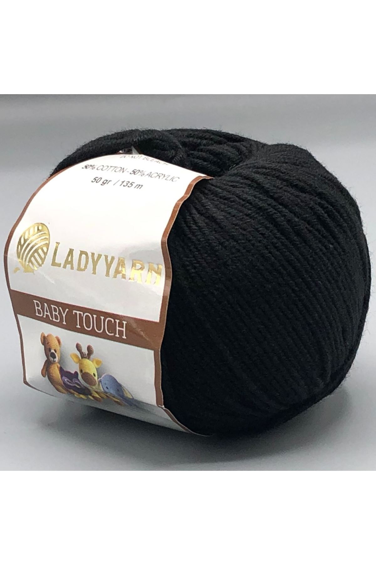 Lady Yarn Baby Touch Amigurumi CA028 Siyah