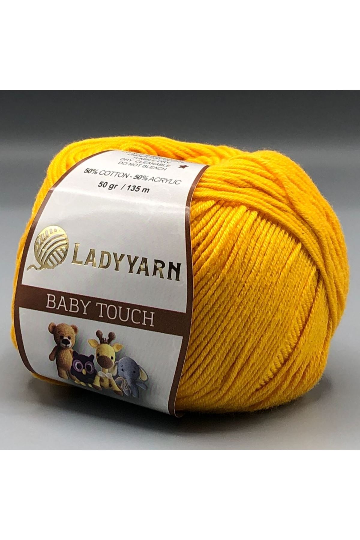 Lady Yarn Baby Touch Amigurumi CA011 Koyu Sarı
