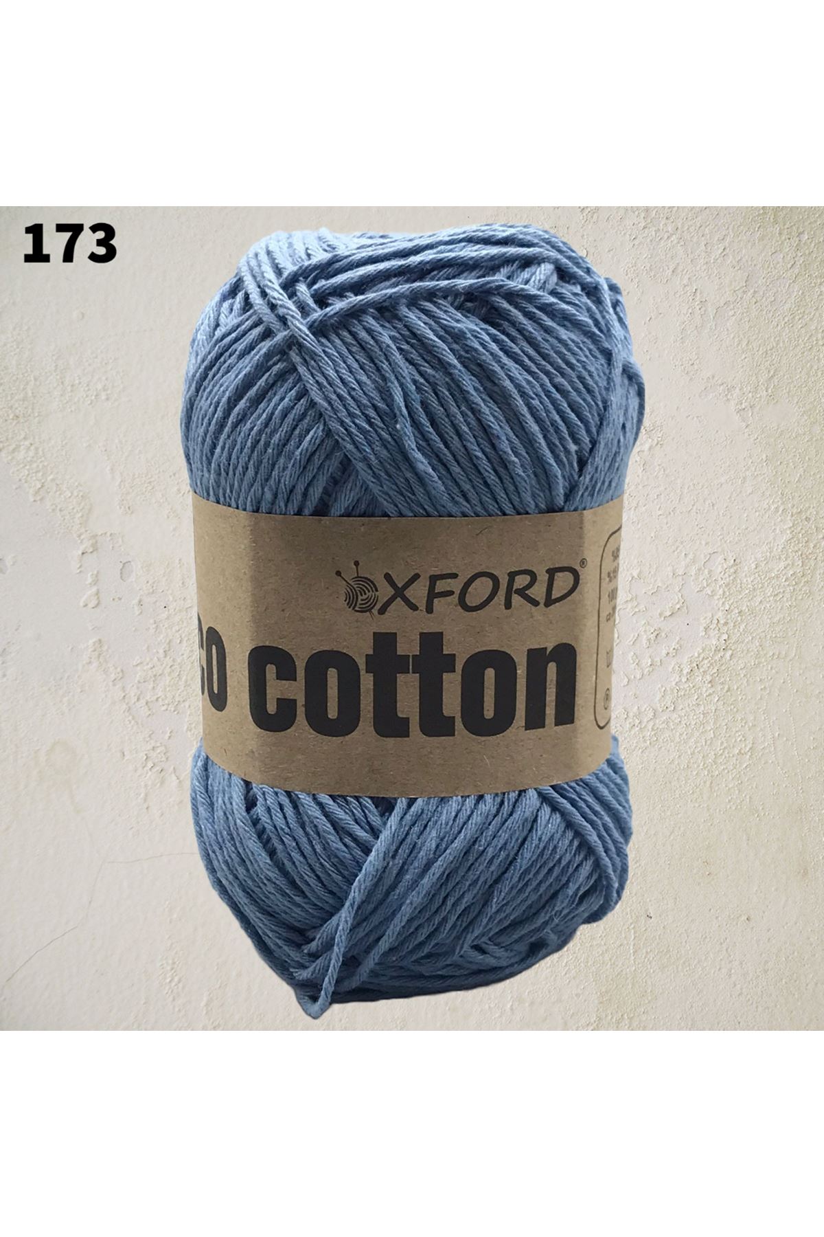 Eco Cotton 100 gram - 00173 Soluk Azur Mavi