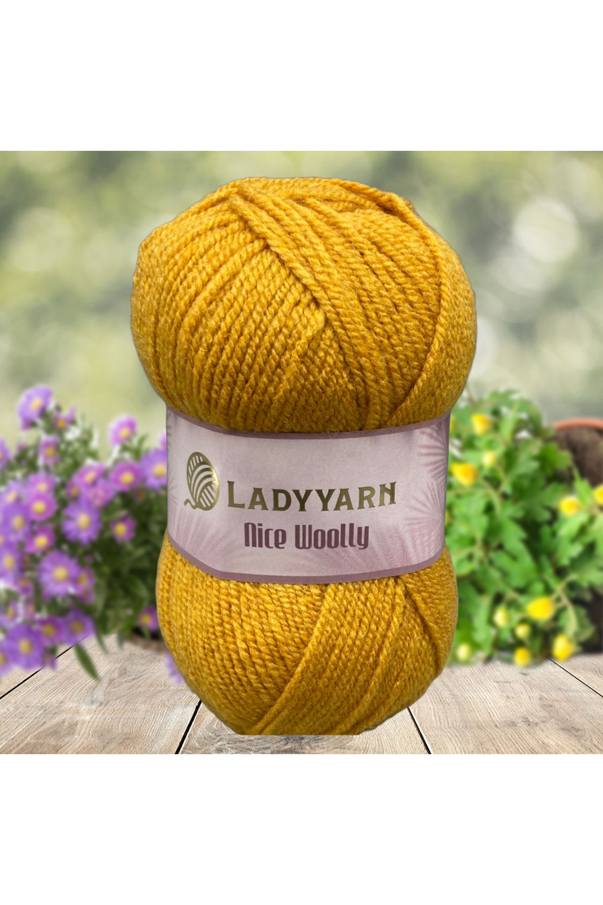 Lady Yarn Nice Woolly NW012 Hardal Sarı