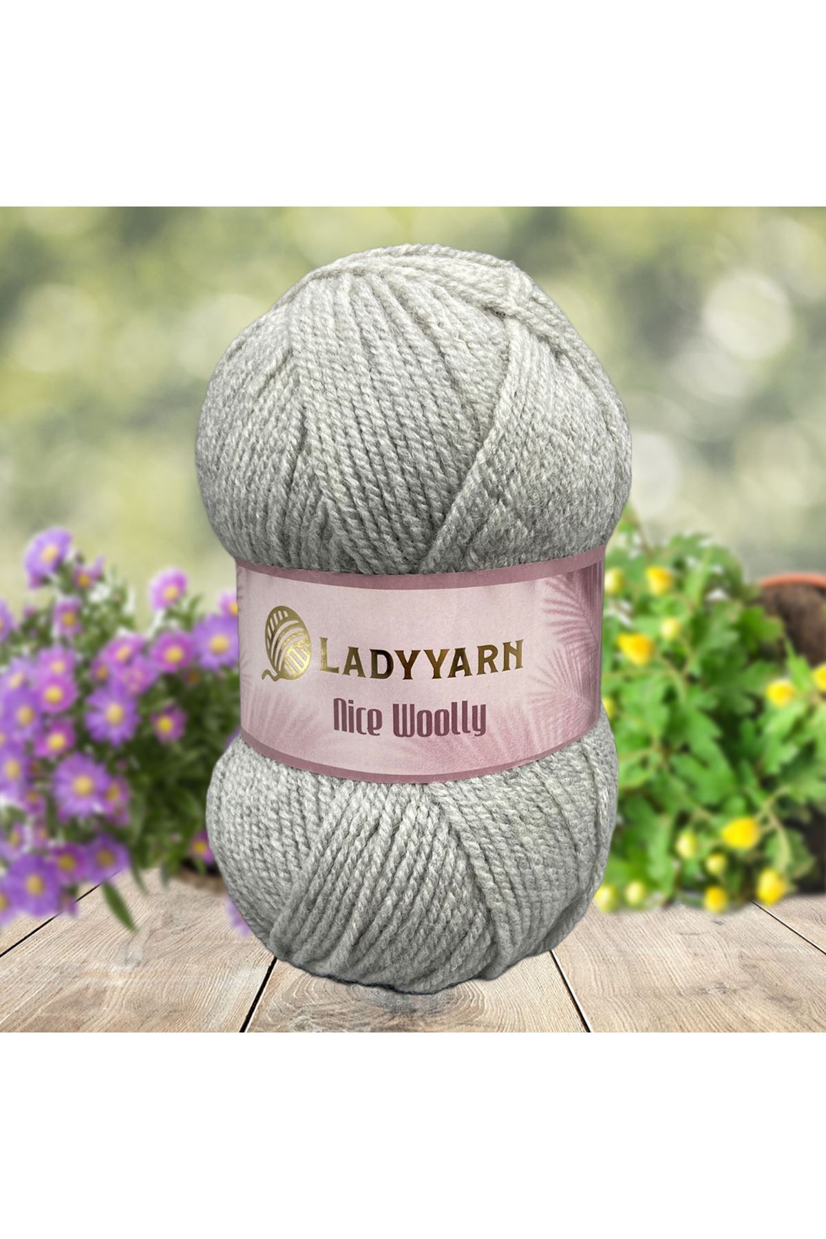 Lady Yarn Nice Woolly NW021 Açık Gri