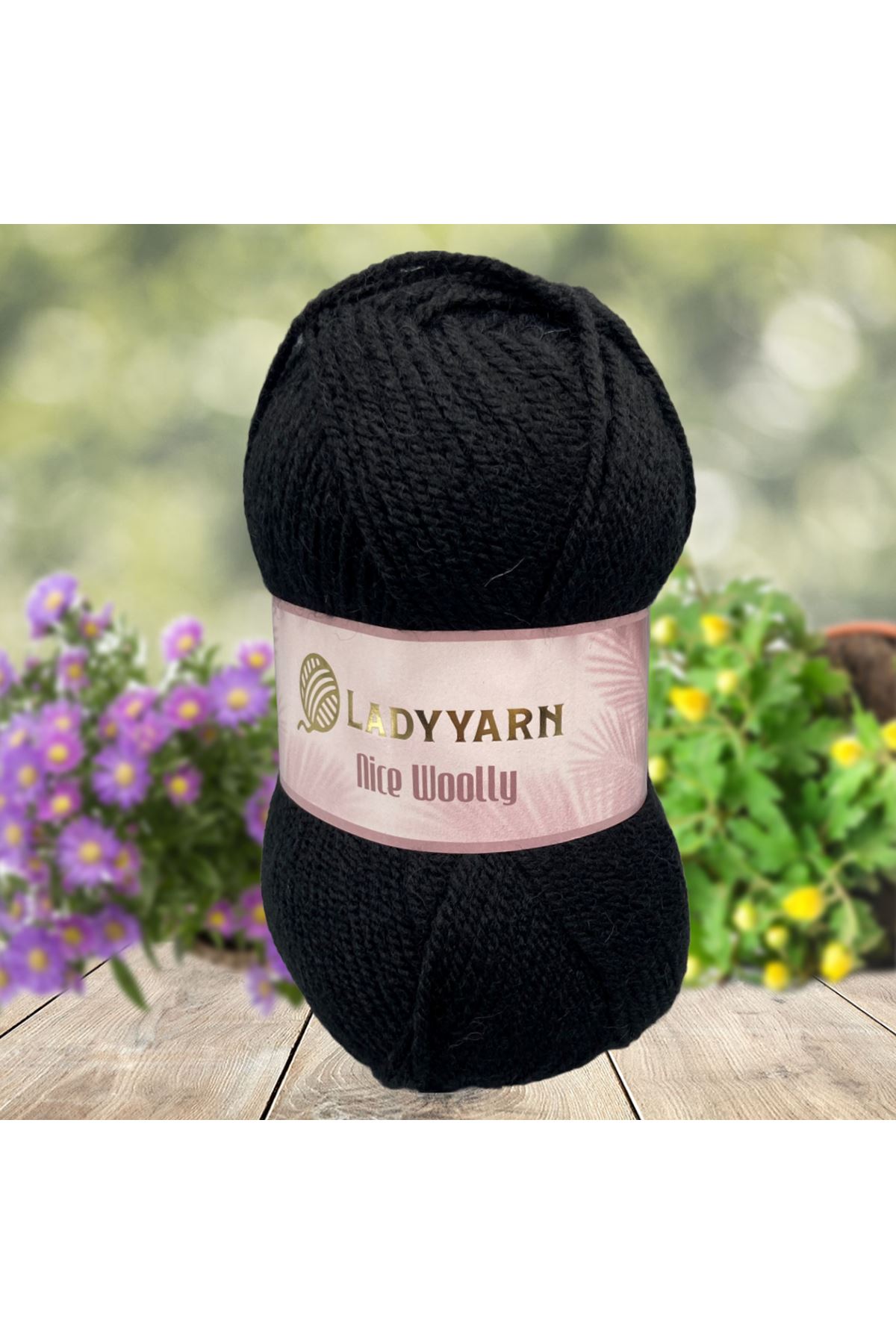 Lady Yarn Nice Woolly NW024 Siyah