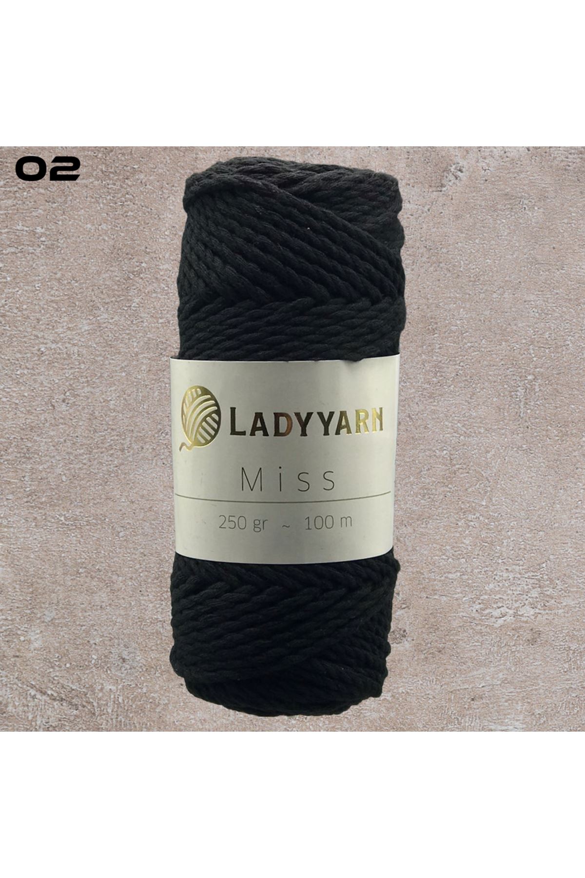 Lady Yarn Miss 02 Siyah