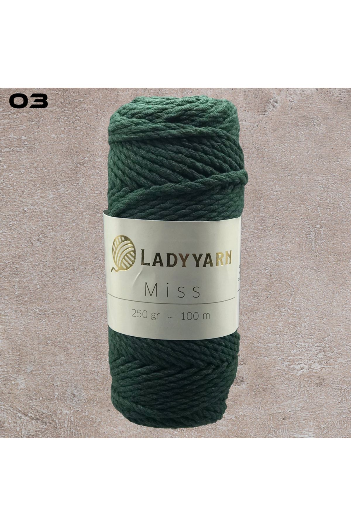 Lady Yarn Miss 03 Koyu Yeşil