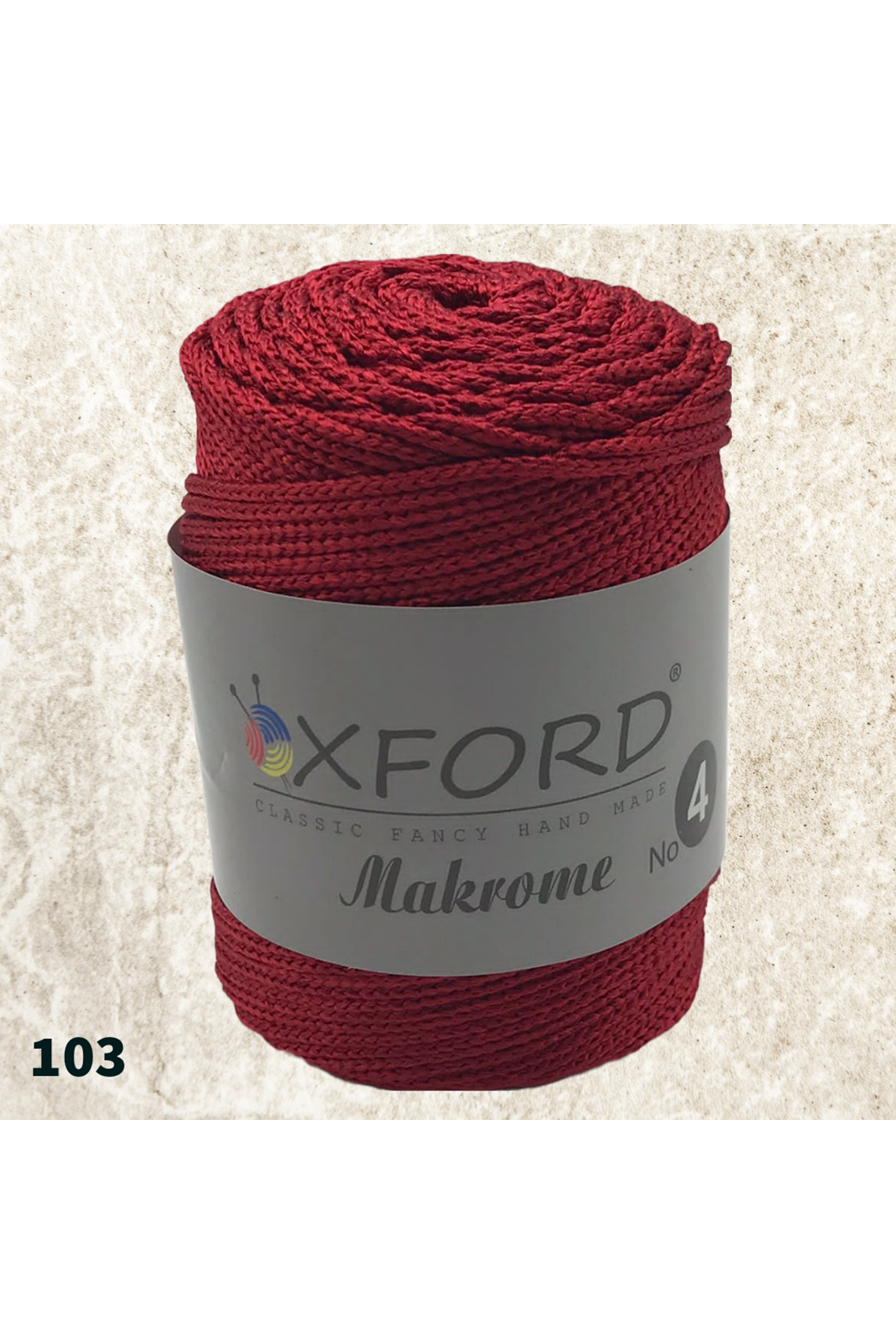 Oxford 4 No Makrome - 103 Bordo 
