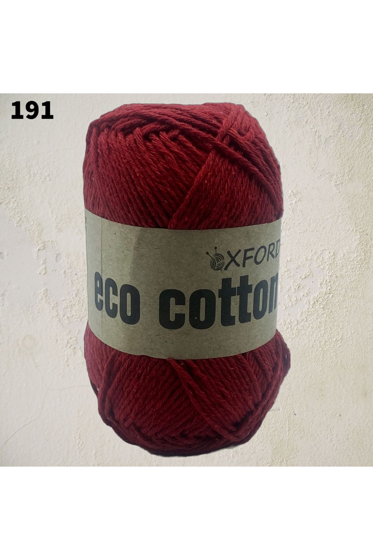 Eco Cotton 100 gram - 00191 Koyu Kırmızı