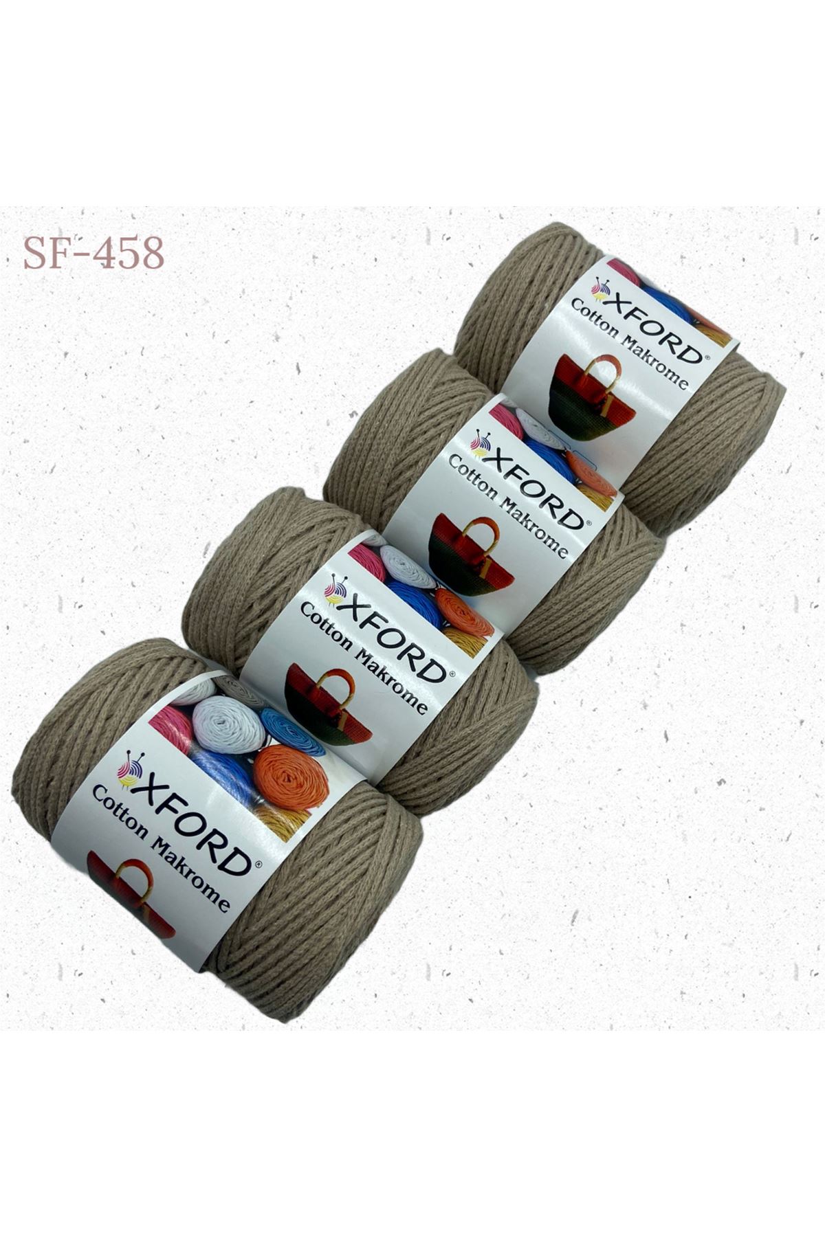 Stok Fazlası Cotton Makrome Mix 900 Gram SF458