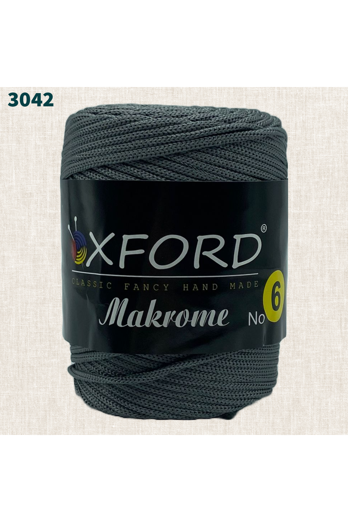 Oxford 6 No Makrome - 3042 Orta Gri