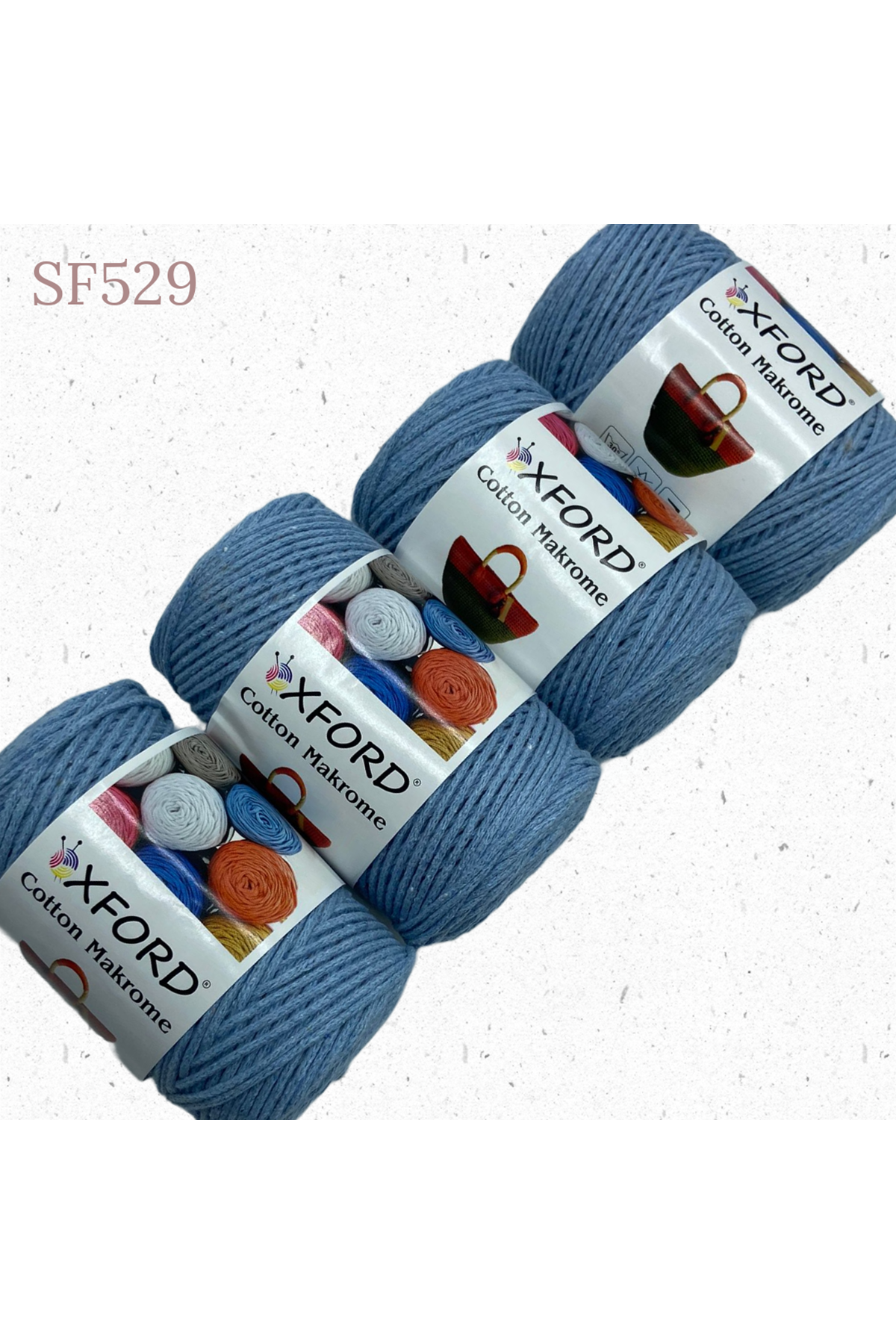 Stok Fazlası Cotton Makrome Mix 830 Gram SF529