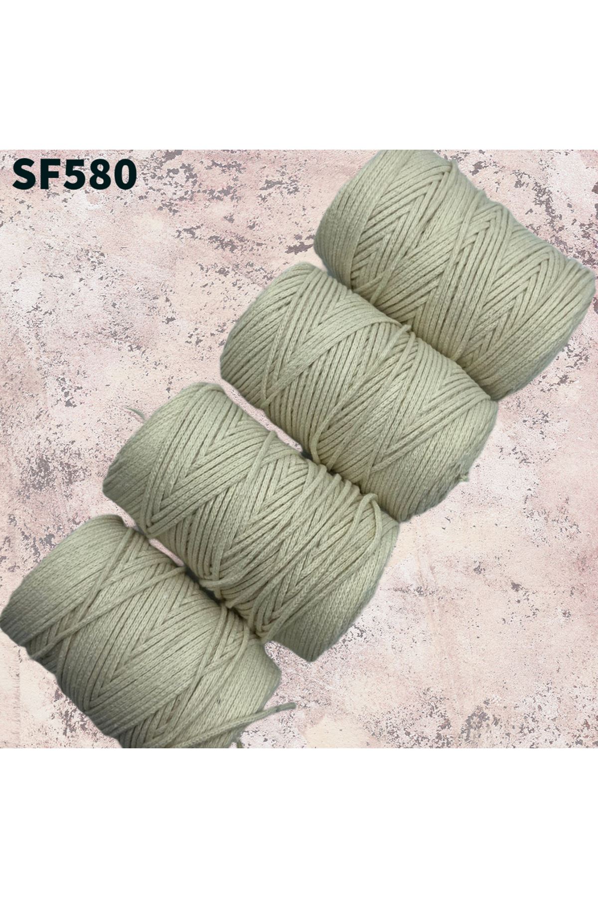 Stok Fazlası Cotton Makrome Krem 850 Gram SF580