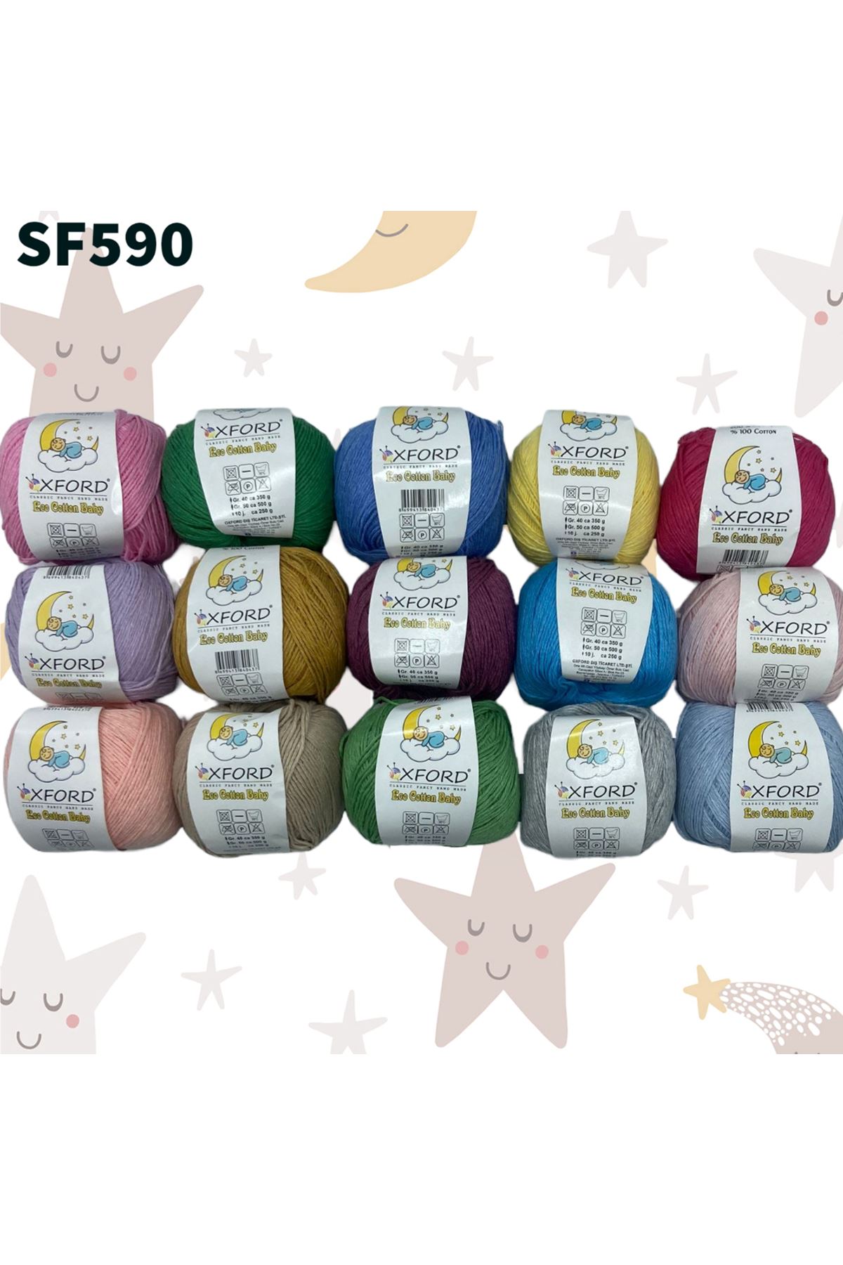 Stok Fazlası Eco Cotton Baby 15'li Paket Mix SF590