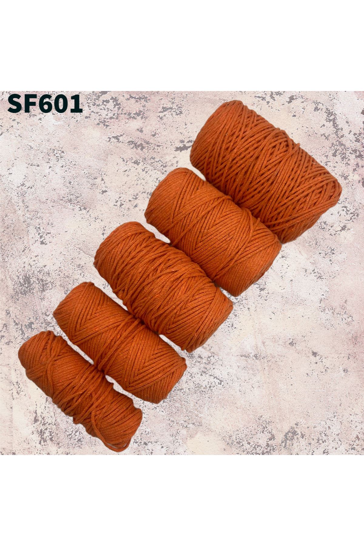 Stok Fazlası Cotton Makrome Turuncu 840 Gram SF601