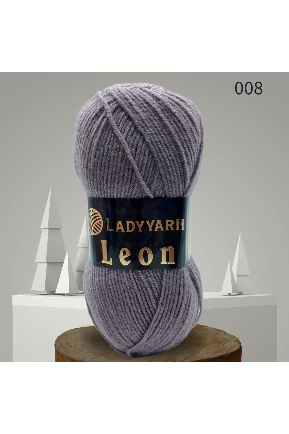 Lady Yarn Leon %49 Yünlü 008 Eflatun
