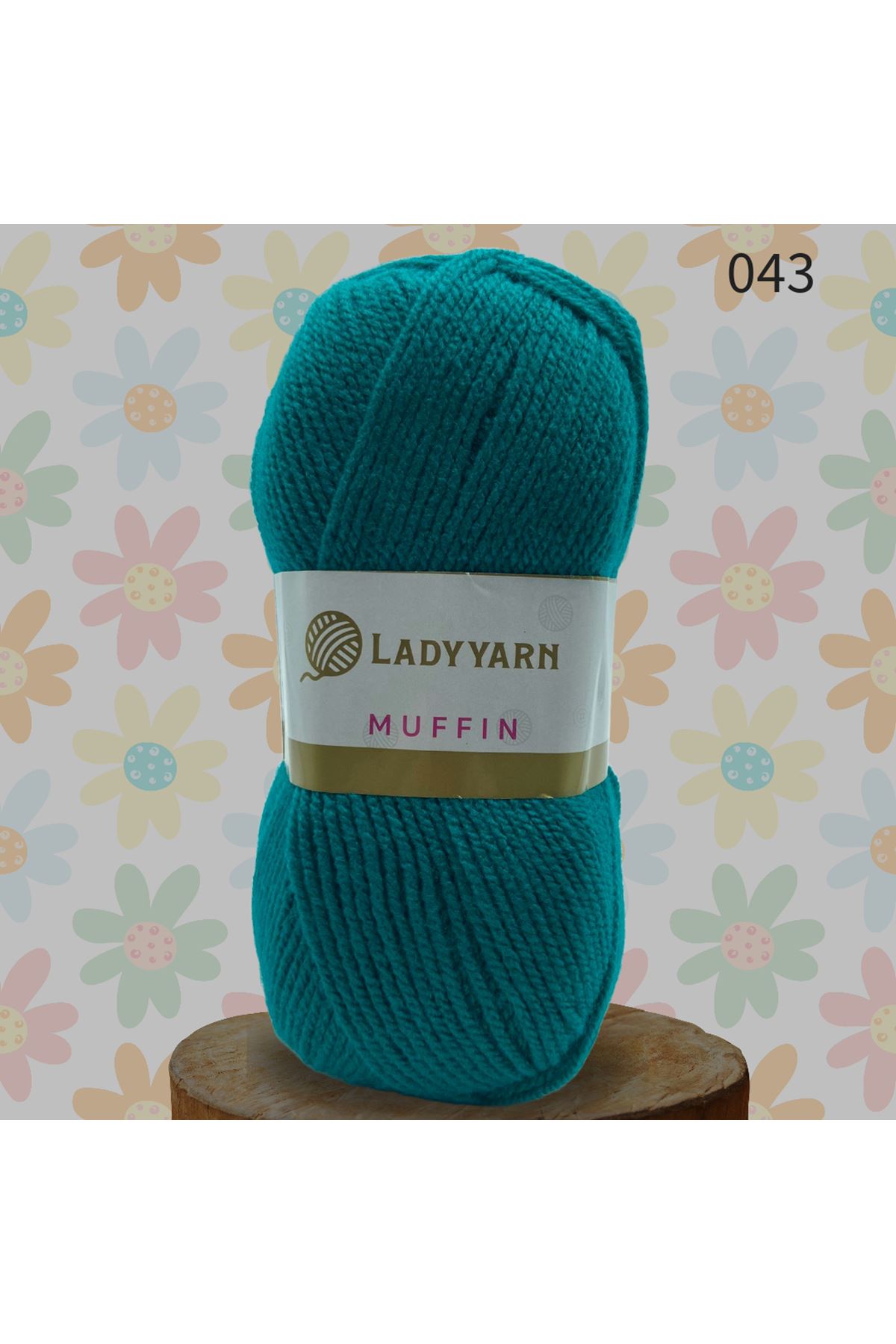 Lady Yarn Muffin 0043 Çam Yeşili
