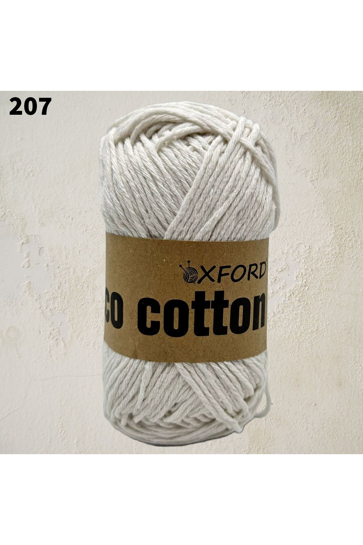 Eco Cotton 100 gram - 00207 Kırık Beyaz