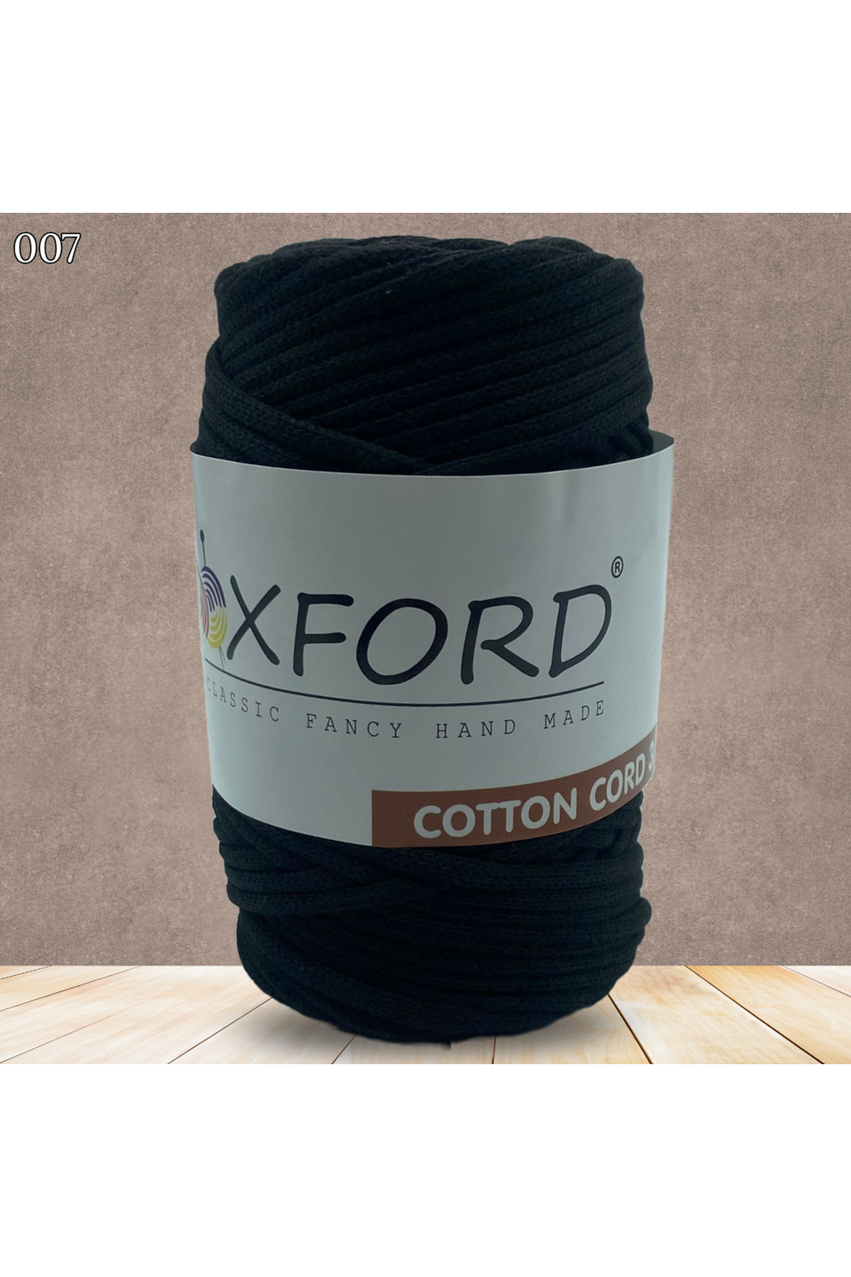 Oxford Cotton Cord 007 Siyah 