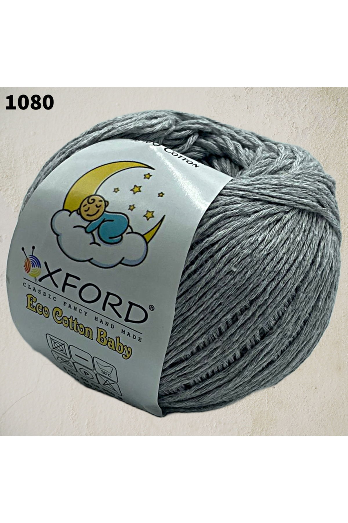 Eco Cotton Baby - 1080 Orta Gri