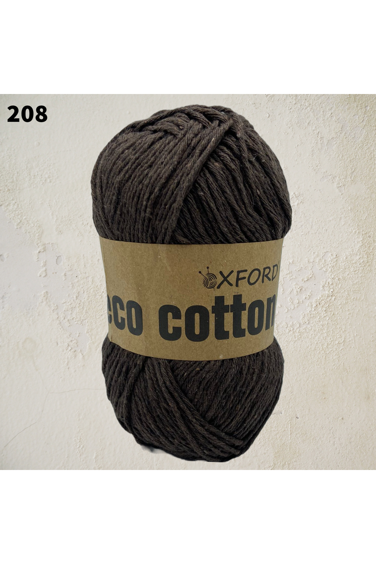 Eco Cotton 100 gram - 00208 Koyu Kahve 