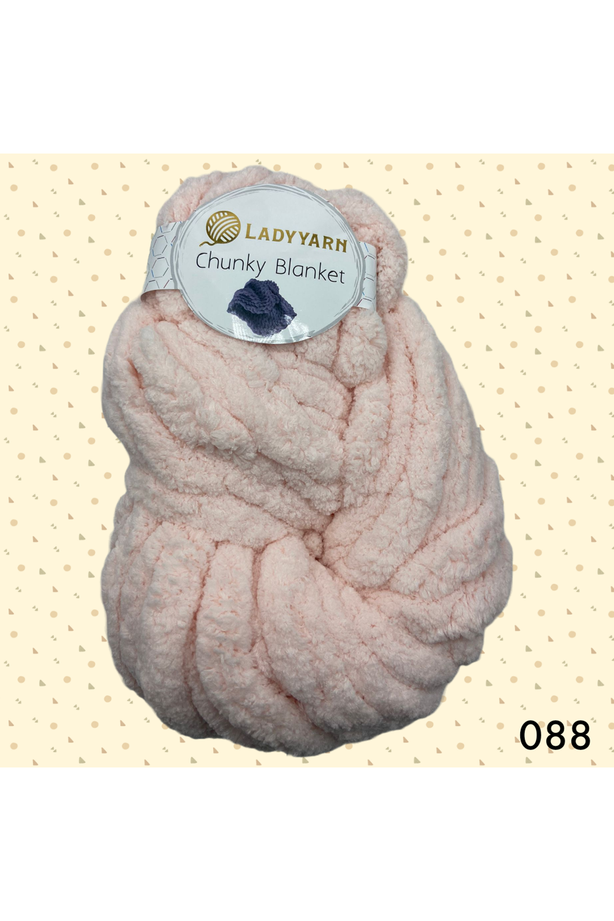 Lady Yarn Chunky Blanket 088 Açık Pembe 