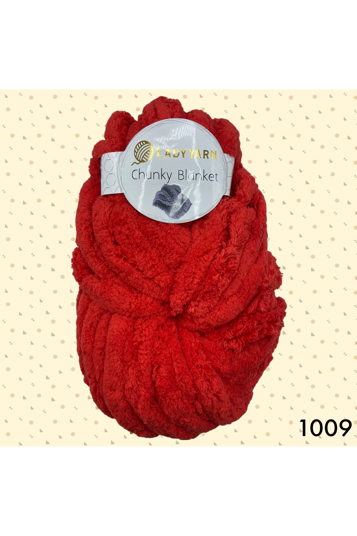 Lady Yarn Chunky Blanket 1009 Kırmızı 