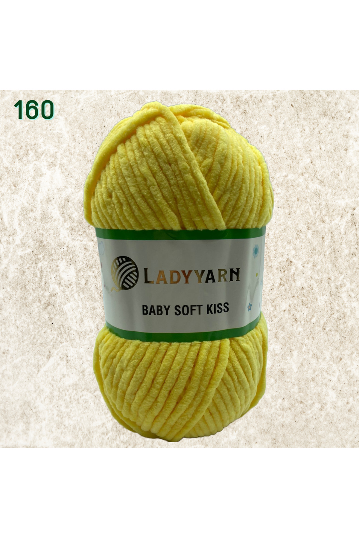 Lady Baby Kadife 160 Canlı Sarı