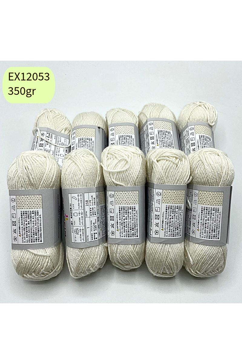 İhrac Fazlası 10'lu Paket 350/400gr Amigurumi İpi Krem EX12053