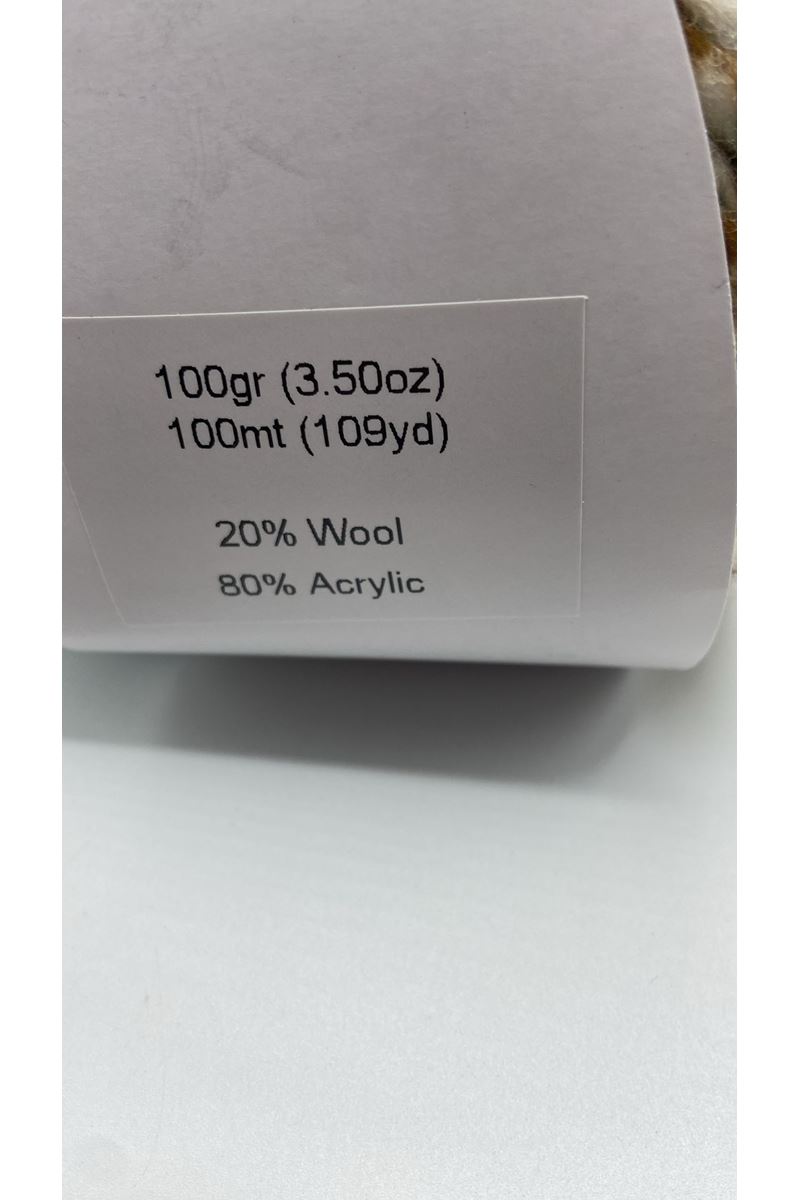 Ihraç Fazlası 6'lı Paket 650gr Yünlü Batik Akrilik EX12128