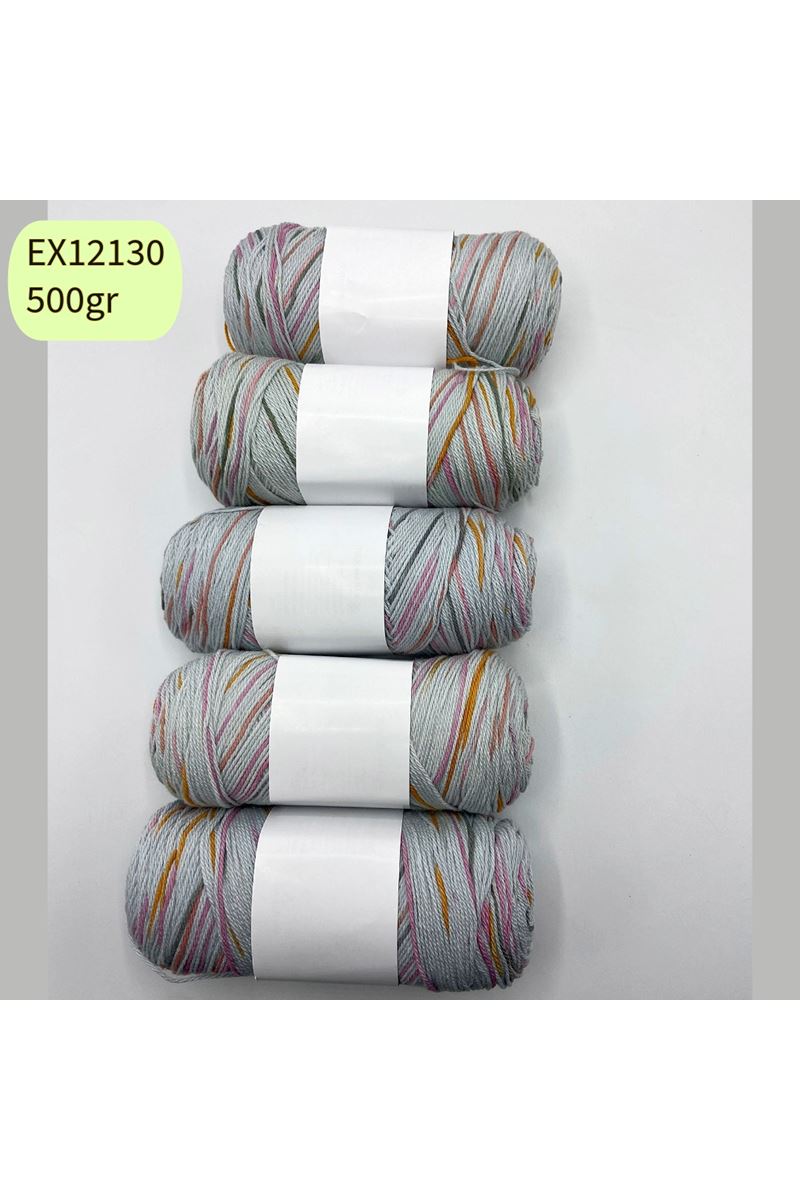 Ihraç Fazlası 5'li Paket 500gr İnce Akrilik Ebruli EX12130