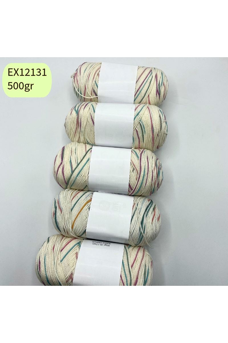 Ihraç Fazlası 5'li Paket 500gr İnce Akrilik Ebruli EX12131