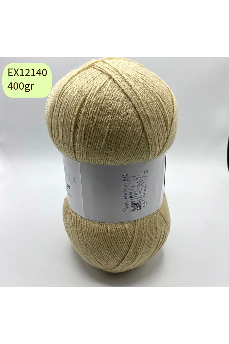 Ihraç Fazlası Dev Yumak 400gr Akrilik Nohut EX12140