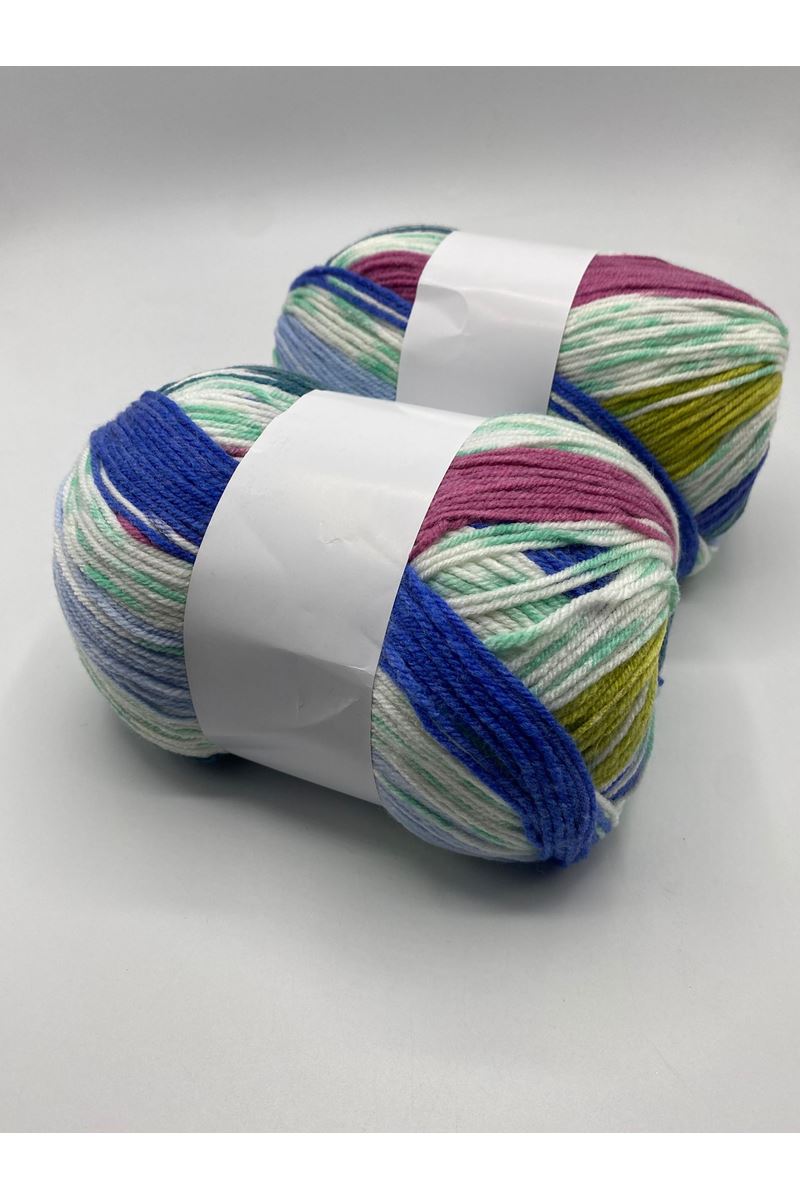 Ihraç Fazlası 2'li Paket 450gr Batik Akrilik EX12146