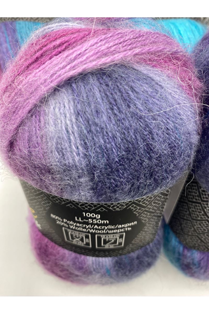 Ihraç Fazlası 5'li Paket 500gr Batik Yünlü Angora EX12150