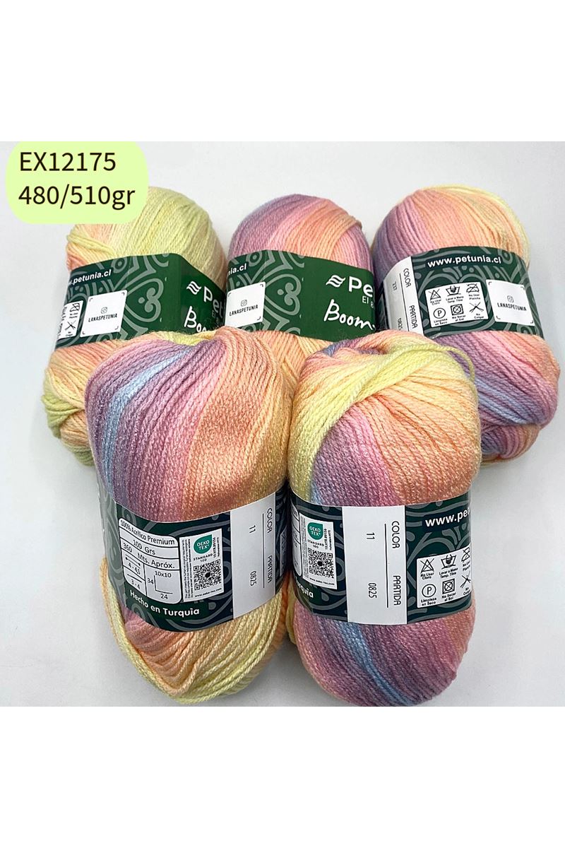 Ihraç Fazlası 5'li Paket 480/510gr Akrilik Batik EX12175