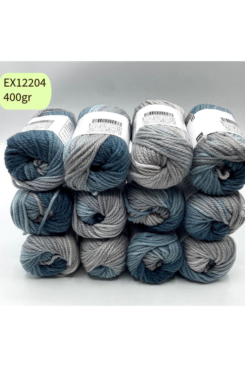 Ihraç Fazlası 12'li Paket 400gr Akrilik Batik EX12204