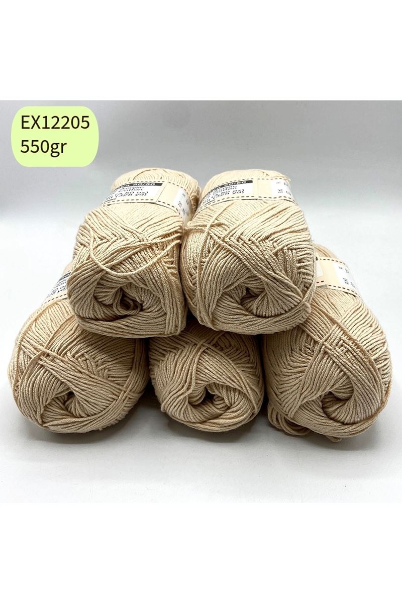 İhrac Fazlası 5'li Paket 550gr Amigurumi İpi Ten EX12205