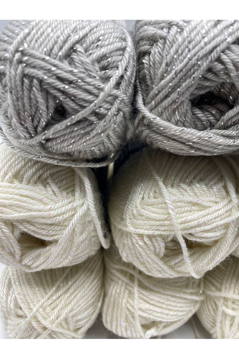 Ihraç Fazlası 15'li Paket 600gr Simli Akrilik Krem Gri EX12213