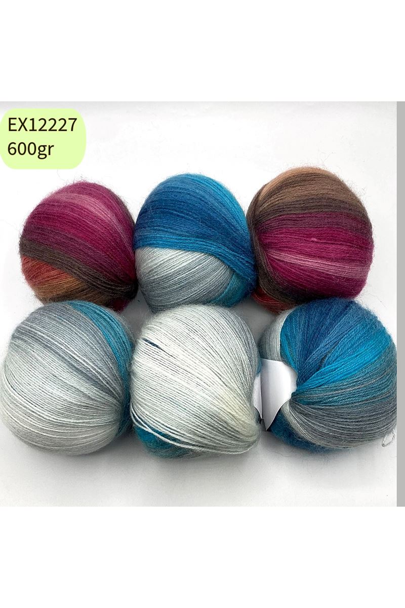 İhrac Fazlası 6'lı Paket 600 gr Angora Batik Mix EX12227