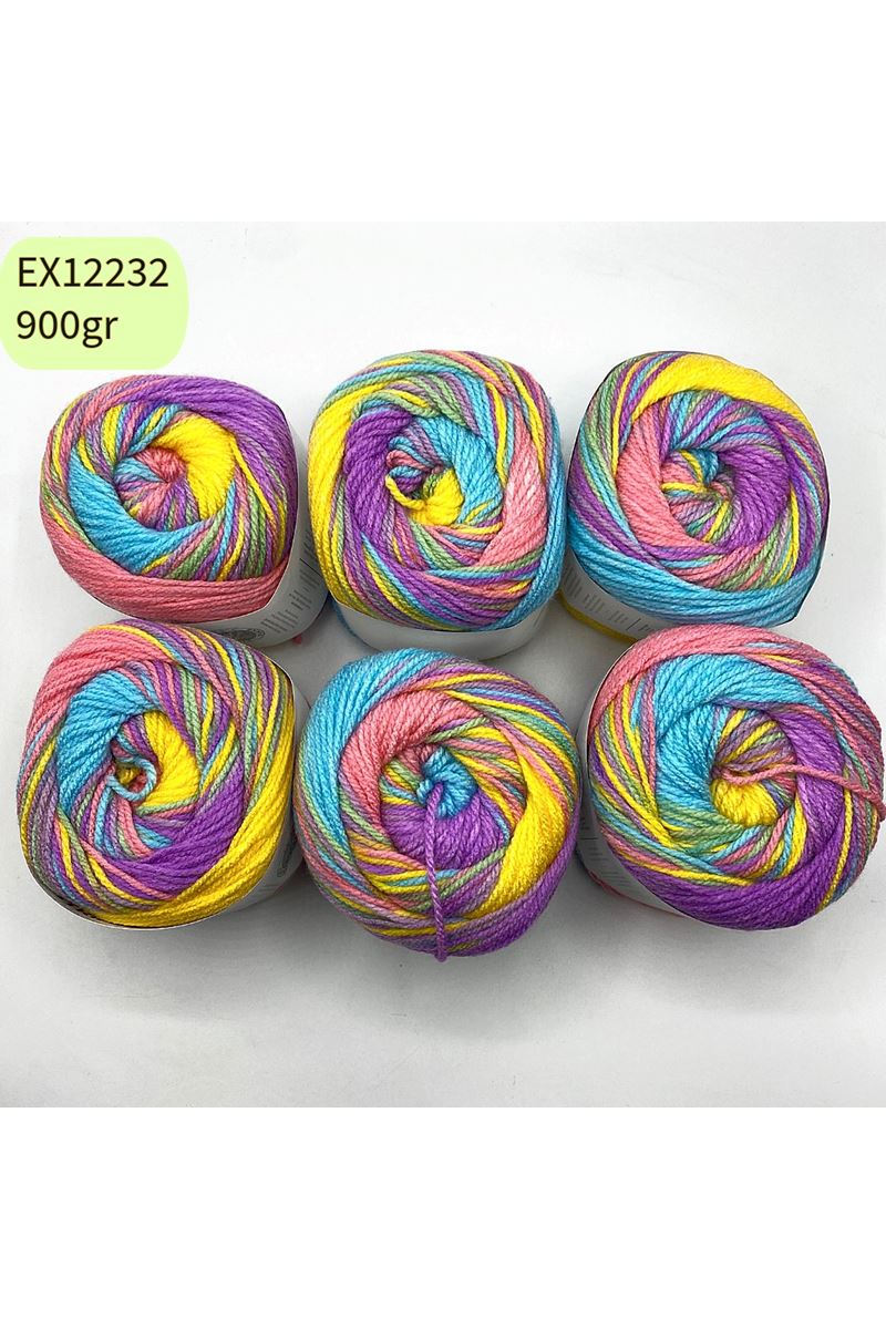 İhrac Fazlası 6'lı Paket 900 gr Akrilik Kek Batik EX12232