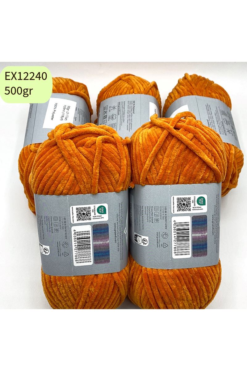 İhrac Fazlası 5'li Paket 500gr Kadife Turuncu EX12240