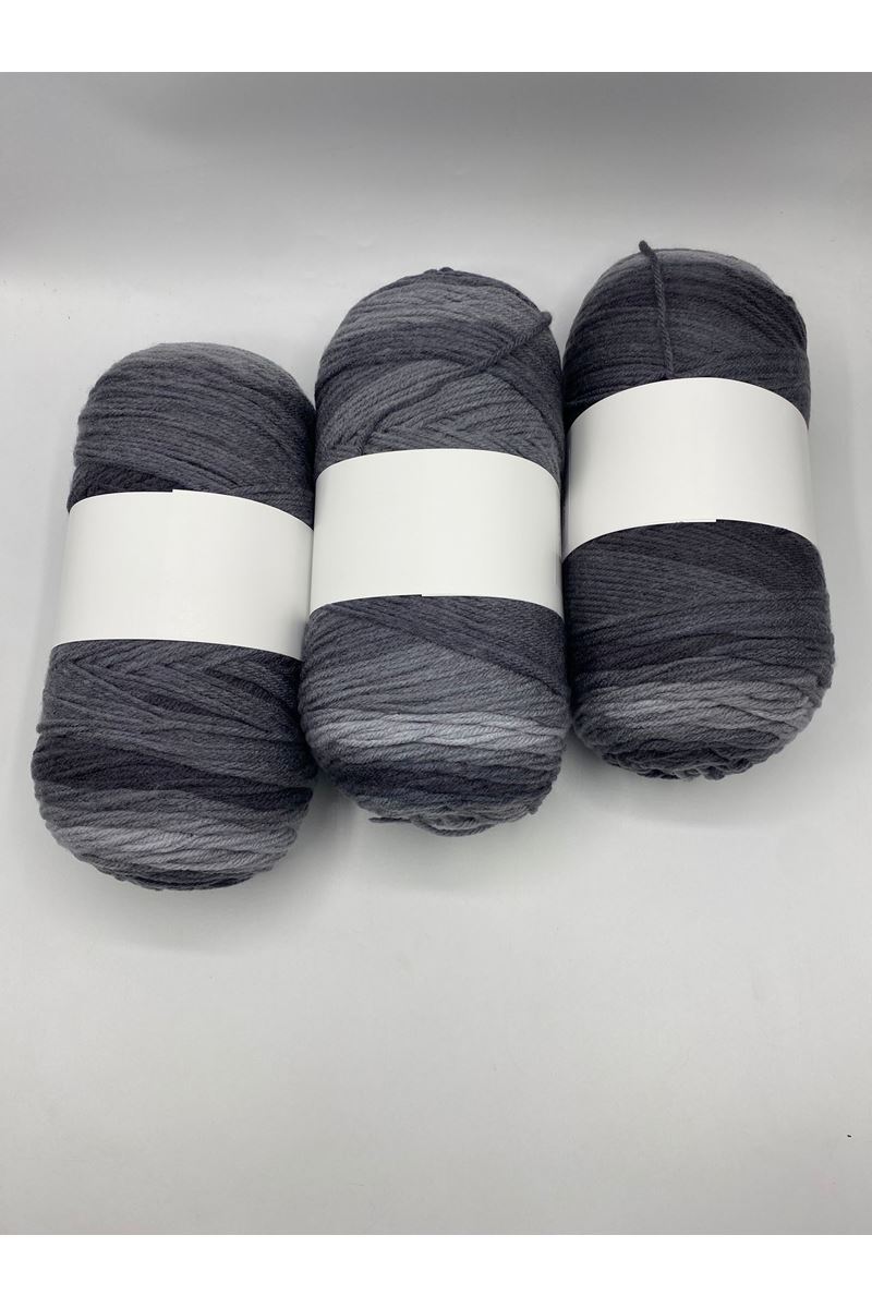 İhrac Fazlası 3'lü Paket 840/880gr Akrilik Gri Degrade EX12248