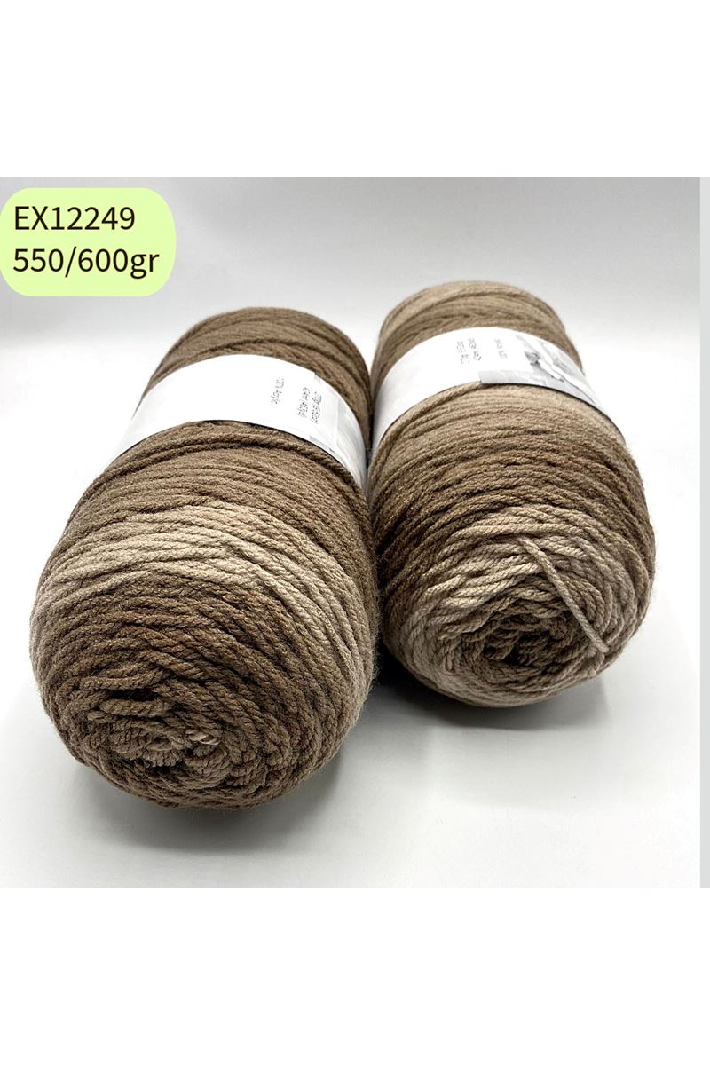İhrac Fazlası 2'li Paket 550/600gr Akrilik Kahve Degrade EX12249